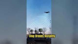 Una mirada más cercana: sistema anti drones montado en vehículos de detección e interferencias de largo alcance
