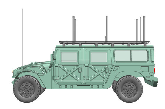 La emisión montada vehículo estándar militar puede fijar frecuencia aliada mientras que está atascando frecuencia de 20MHz a 6000MHz